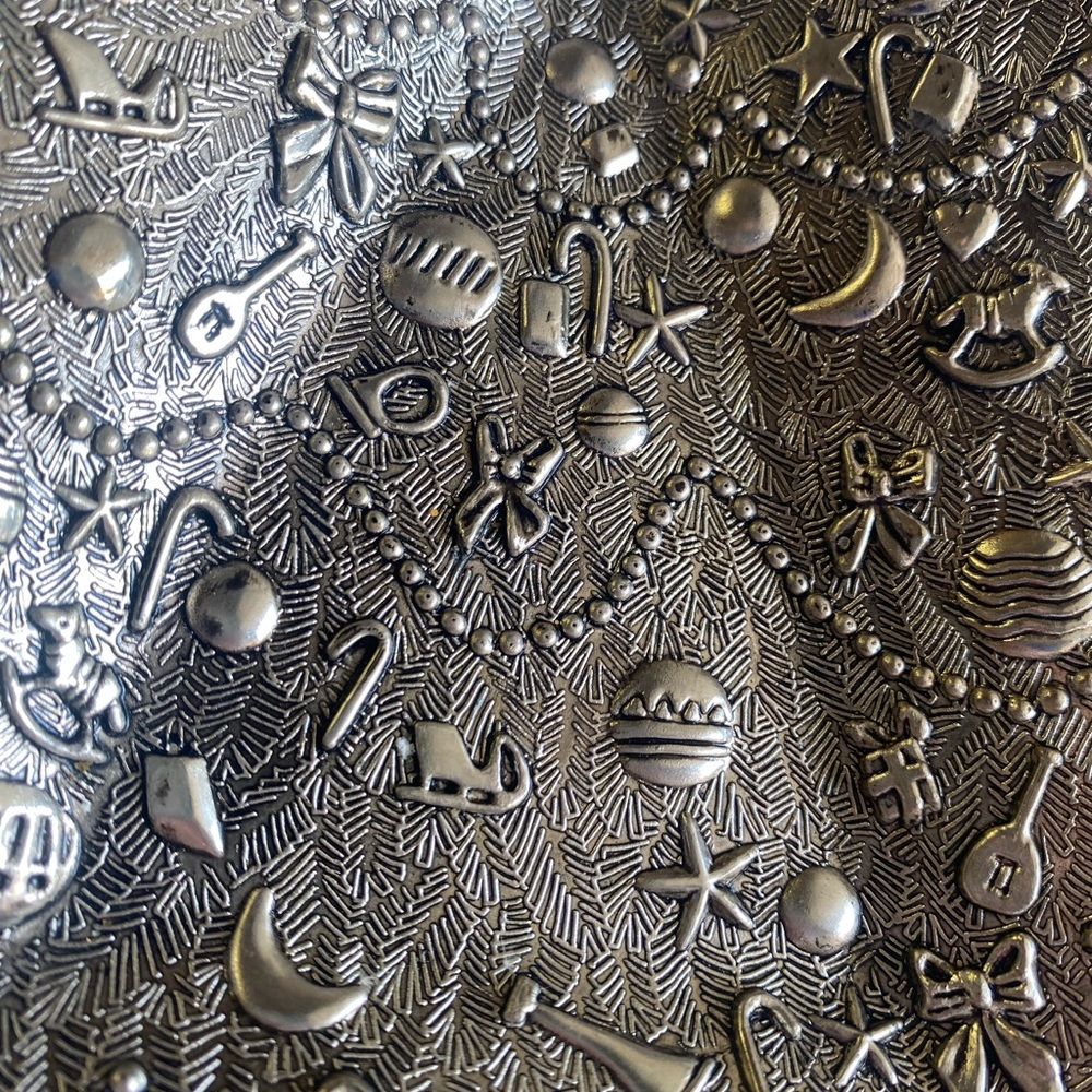 Silver tree Xmas theme tray - Picture 4 of 5
